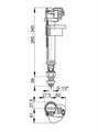 A17-1/2"Впускной механизм с нижней подводкой A17-1/2"