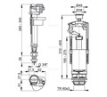 SA2000SK 3/8 Выпускной комплект со стоп кнопкой, впускной механизм А18 3/8 SA2000SK 3/8" CHROM