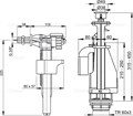Выпускной комплект Alca Plast, с двойной кнопкой, хром (SA08ASK 3/8" CHROM) SA08ASK 3/8"  CHROM