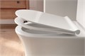 E33127-0 ALEO/SOPRANO Сиденье тонкое из термодюропласта с микролифтом и металлическими креплениями, легкое снятие, белый E33127-0