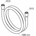 Шланг для душа ПВХ 1,5 м. упаковка блистер AZ-SW-PVC-1,5-BL AZ-SW-PVC-1,5-BL