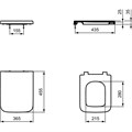 T392701 BLEND CUBE Сидение и крышка стандарт, тип wrapover, дюропласт, легкосъемное T392701