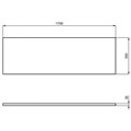 Ideal Standard i.life Фронтальная панель 170 см для прямоугольной ванны T475901, T476001, T476101, T478501
