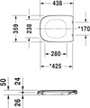 D-Code Сидение для унитаза с крышкой, SoftClose 0067390000
