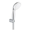 Набор GROHE Tempesta: верх душ 250 с душ кроншт 380 мм (26668000), смесит BauEdge (29079001), набор с руч душем, излив для ванны 170 мм, хром 1000190