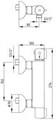 THERMOSTATIC термостатический смеситель для душа 102102341EX