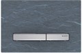 115.788.JM.2 Смывная клавиша Geberit Sigma50, для двойного смыва, цвет металлический хромированный: хромированный черный, сланец Mustang 115.788.JM.2