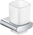 KEUCO ELEGANCE Держатель стакана, в комплекте с хрустальным матовым стаканом, хром 11650019000
