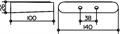 KEUCO ELEGANCE Полочка для мыла, в комплекте с хрустальной мыльницей, хром 11655019000