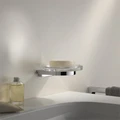 Полочка для мыла в комплекте с хрустальной мыльницей хром 12755019000 12755019000