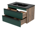 GREENWOOD - 80 Тумба подвесная с 2 ящ. GRE-09080-0802Я