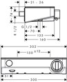 13171400 ShowerTablet Select Термостат для душа Shower TabletSelect 300 BM ½‘, белый/хром 13171400