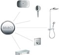 13171400 ShowerTablet Select Термостат для душа Shower TabletSelect 300 BM ½‘, белый/хром 13171400