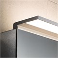 KEUCO Royal L1 Зеркальный шкаф, 2 дверцы, с подсветкой, 800х742х150 мм, корп.: сереб. анод. Внутреннее оснащение: 2 розетки, 2 x 3 стеклянные полочки 13603171301