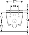 146.224.11.1 Подвесной унитаз-биде Geberit AquaClean Sela: Альпийский белый 146.224.11.1