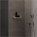 KEUCO PLAN Корзинка для душа, со встроенным стеклоочистителем, хром/белый 14959010051