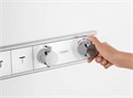 15357000S Set HG RainSelect термостатический смеситель для душа (15357000+15312180) 15357000S