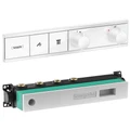 15380700S Set HG RainSelect термостатический смеситель для душа встройка 2 режима (15380700+15310180), матовый белый 15380700S
