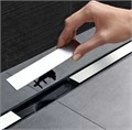 Дренажный канал Geberit CleanLine20: L=30-90см, нержавейка/нержавейка 154.450.KS.1