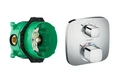 15707000S Set HG Ecostat E термостатический смеситель для душа (15707000+01800180) 15707000S