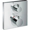 15714000S Set HG Ecostat Square термостатический смеситель для душа (15714000+01800180) 15714000S