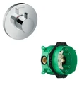 15741000S Set HG ShowerSelect S High flow термостатический смеситель для душа (15741000+01800180) 15741000S