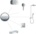 15763000 Термостат ShowerSelect с двумя запорными вентилями, СМ 15763000