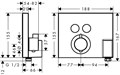 15765000S Set HG ShowerSelect термостатический смеситель (15765000+01800180) 15765000S