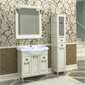 Зеркало Жерона 85 белое серебро 1A158702GEM20