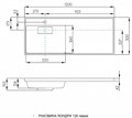 Набор: 1A235901LH010 Тумба-умывальник Лондри 60/ 1A72843KLH01L Раковина Лондри 120 левая, бел. 1A2359K1LH010
