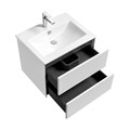 Набор: 1A258001AJ010 Тумба-умывальник Сохо 60 Белый глянец/ 1WH501606 РаковинаЭлина 60 1A2580K2AJ010