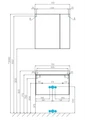 Асти 70 Зеркало-шкаф 1A263402AX010