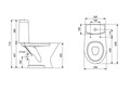 Унитаз-компакт Грация белый 1.P210.3.S00.00B.F