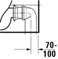 D-NEO Унитаз 370x650, напольный, Rimless® 2002090000