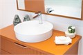 MINIMAL круглая раковина для установки на столешницу 46х46 см, Serel 2058TXS110H