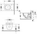 Унитаз подвесной Duravit Starck 3 2200090000