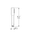Euphoria Cosmopolitan Stick ручной душ 1 вид струи, фантомный черный 22126KF0