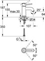BauClassic Смеситель для раковины, хром 23162000