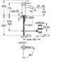 23591001 Essence+ Смеситель для раковины с донным клапаном, низким изливом и энергосберегающим картриджем, хром 23591001