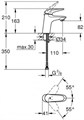 23715003 Eurostyle 2015 Solid Смеситель для раковины, гладкий корпус, S-Size 23715003