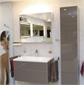 24203171301 Royal Reflex Зеркальный шкаф 2 поворотные дверцы с хрустальным двойным зеркалом 24203171301