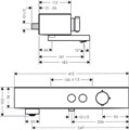 24340000 ShowerTablet Select 400, Термостат для ванны, ВМ, хром 24340000