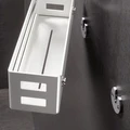 Полочка для ванной KEUCO 24954510000, корзинка для мыла, съемная, со скрытым креплением, со сливными прорезями, белый 24954510000