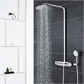 Rainshower SmartControl 360 DUO Душевая система с термостатическим смесителем для настенного монтажа, 3 режима верхнего душа, белая луна 26250LS0
