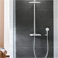Rainshower SmartControl 360 DUO Душевая система с термостатическим смесителем для настенного монтажа, 3 режима верхнего душа, белая луна 26250LS0