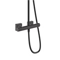 26286670 HG Vernis Shape Showerpipe 230 термостатическая душевая система матовый черный 26286670