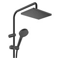 26286670 HG Vernis Shape Showerpipe 230 термостатическая душевая система матовый черный 26286670