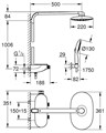 26361000 Rainshower System SmartControl 360 MONO Душевая система с термостатическим смесителем настенного монтажа, хром 26361000