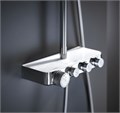 26507LS0 Euphoria SmartControl 310 DUO Душевая система с термостатом для душа, белая луна 26507LS0