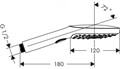 26520670 Raindance Select Ручной душ E 120 3jet, черный матовый 26520670